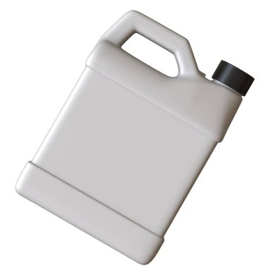 Beyaz arka planda yağlı yağ şişesi. Yüksek çözünürlüklü 3D tasarım. Büyütülebilir ve arka plan ya da doku olarak kullanılabilir..