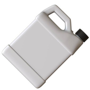 Beyaz arka planda yağlı yağ şişesi. Yüksek çözünürlüklü 3D tasarım. Büyütülebilir ve arka plan ya da doku olarak kullanılabilir..