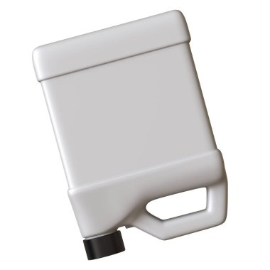 Beyaz arka planda yağlı yağ şişesi. Yüksek çözünürlüklü 3D tasarım. Büyütülebilir ve arka plan ya da doku olarak kullanılabilir..