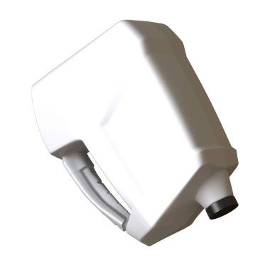 Beyaz arka planda yağlı yağ şişesi. Yüksek çözünürlüklü 3D tasarım. Büyütülebilir ve arka plan ya da doku olarak kullanılabilir..