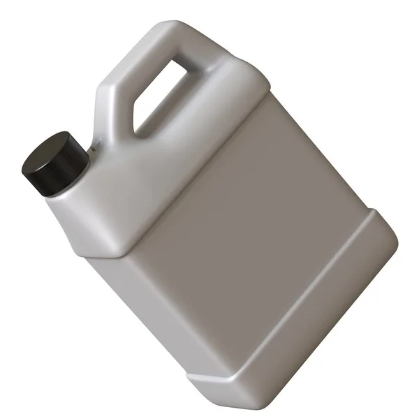 Kenőolaj palack fehér háttérrel. 3d renderelés kiváló minőségű nagy felbontású. Nagyítható és háttérként vagy textúraként használható. — Stock Fotó