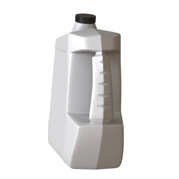 Мастильна пляшка олії на білому тлі. 3D візуалізація відмінної якості у високій роздільній здатності. Він може бути збільшений і використаний як фон або текстура . — стокове фото