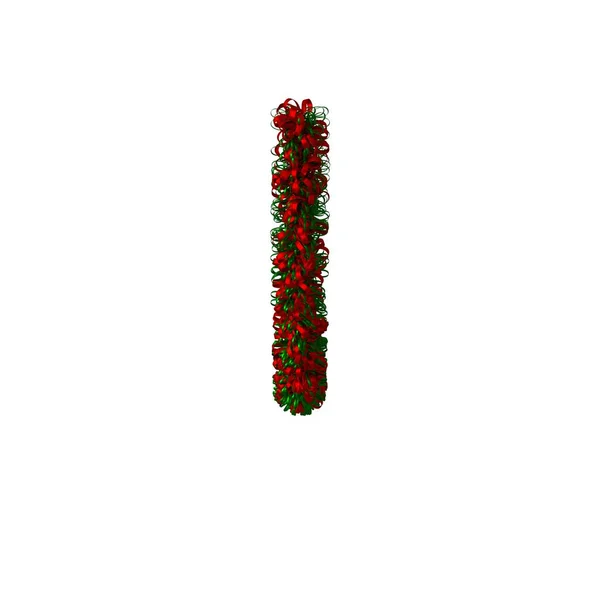 Décoration d'arbre de Noël, isoler sur un fond blanc. rendu 3D d'excellente qualité en haute résolution — Photo