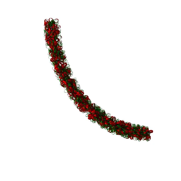 Christmas tree decoration, isolate on a white background. 3D rendering of excellent quality in high resolution — Stock Photo, Image