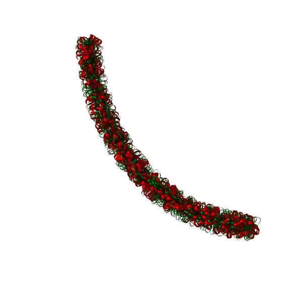 Christmas tree decoration, isolate on a white background. 3D rendering of excellent quality in high resolution — Stock Photo, Image