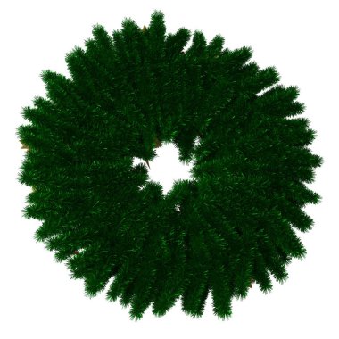 Noel ağacı süslemesi, beyaz arka planda izole edilmiş. Yüksek çözünürlükte mükemmel kalitede 3D görüntüleme