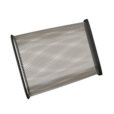 Beyaz arka planda çöp sepeti, izole et. Yüksek çözünürlüklü 3D tasarım. Büyütülebilir ve arka plan ya da doku olarak kullanılabilir..