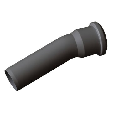 Beyaz arka planda plastik kanalizasyon borusu grisi, izole. Yüksek çözünürlüklü 3D tasarım. Büyütülebilir ve arka plan ya da doku olarak kullanılabilir..
