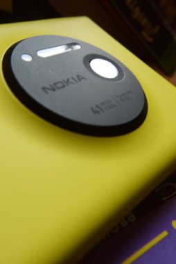 sarı telefon makro fotoğrafçılık teçhizat fotoğrafı