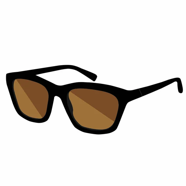 Gafas Sol Negro Moda — Vector de stock