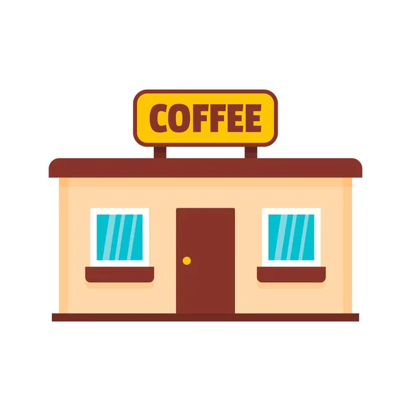 Icono de cafetería, estilo plano . — Vector de stock