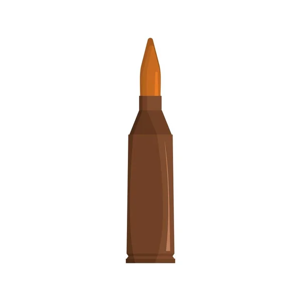 Icône de munitions, style plat — Image vectorielle