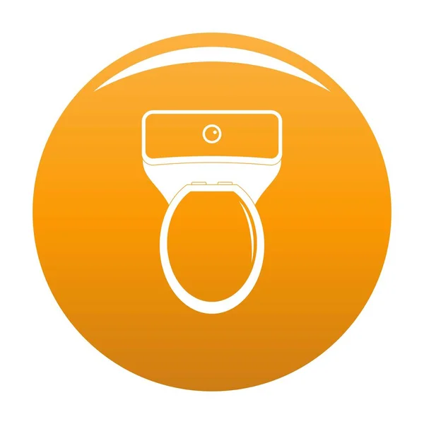 Toilettensymbole Vektor orange — Stockvektor