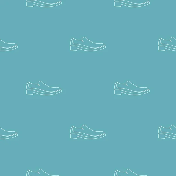 Hombres patrón de zapatos vector sin costura — Vector de stock