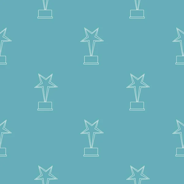 Star award pattern vector seamless — Stock Vector