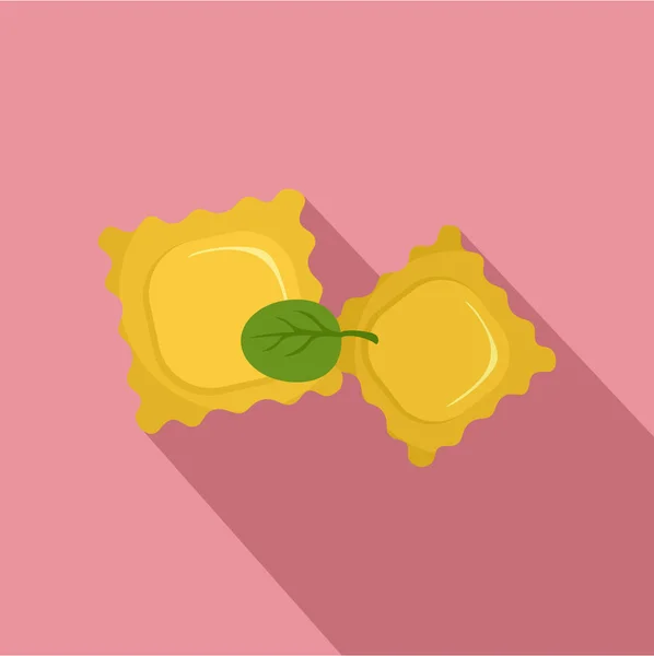 菠菜饼干图标, 扁型 — 图库矢量图片
