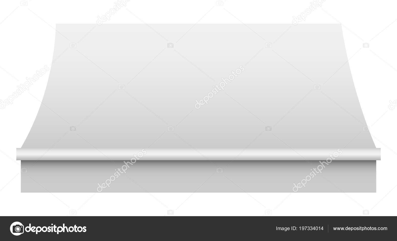 Download White Awning Mockup Realistic Style Vector Image By C Anatolir Vector Stock 197334014