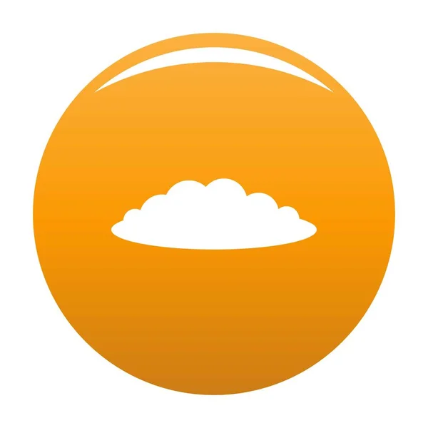 Хмарна піктограма вектор помаранчевий — стоковий вектор
