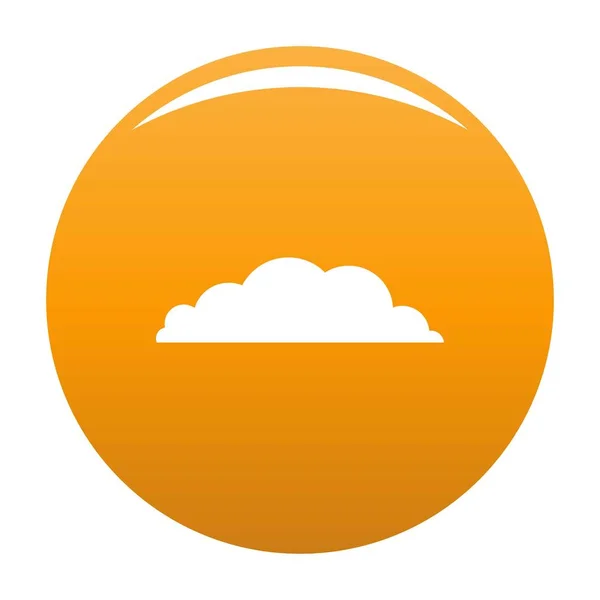 Clima ícone vetor laranja — Vetor de Stock
