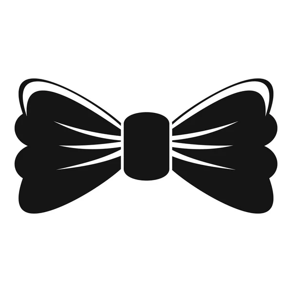 Old bow tie icon, simple style — Stock Vector