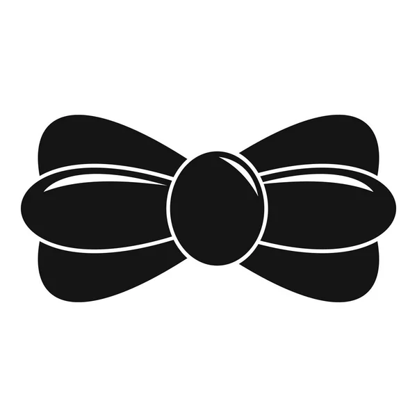 Ícone de gravata arco na moda, estilo simples —  Vetores de Stock