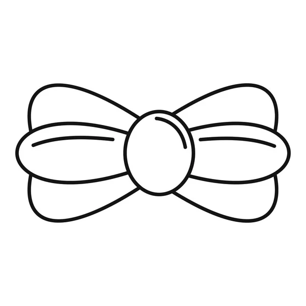 Fashion bow tie εικονίδιο, περίγραμμα — Διανυσματικό Αρχείο