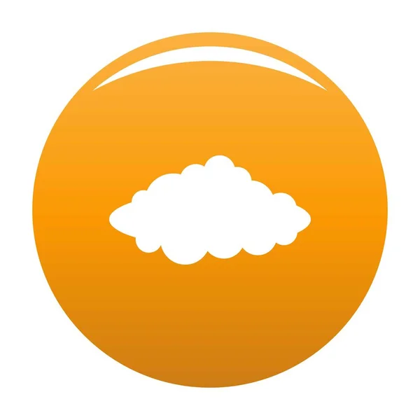 Předpověď počasí ikona Vektor oranžová — Stockový vektor