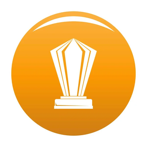 Award icon vector orange — Stock Vector