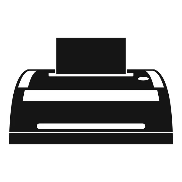 Digitální tiskárna ikona, jednoduchý styl — Stockový vektor