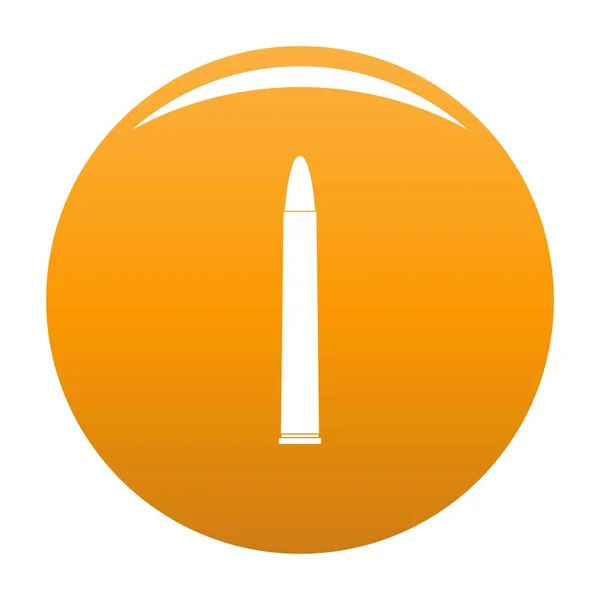Kleine Patrone Symbol Vektor orange — Stockvektor