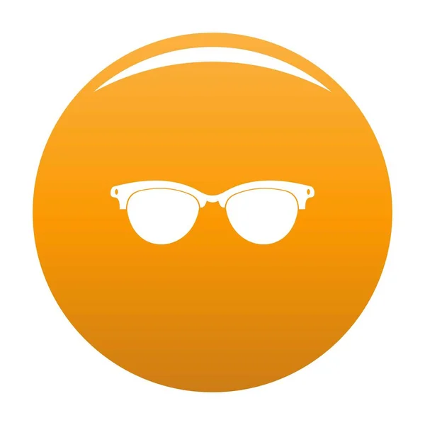 Lunettes de vue pour icône aveugle vecteur orange — Image vectorielle