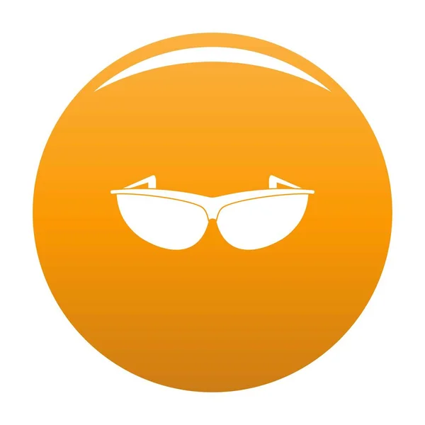 Icono gafas de sol vector naranja — Archivo Imágenes Vectoriales