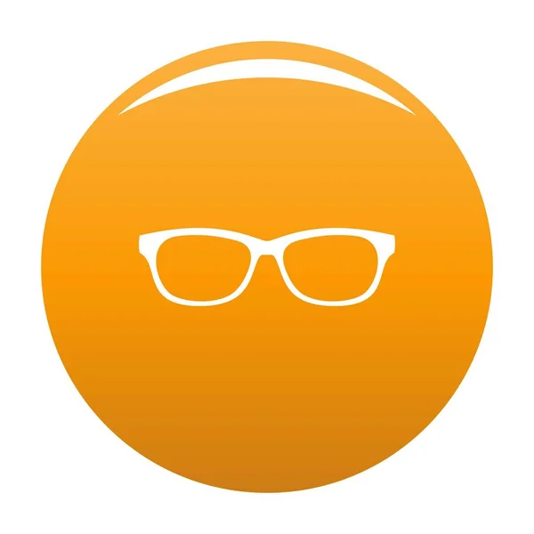 Icono gafas fotocromáticas vector naranja — Archivo Imágenes Vectoriales