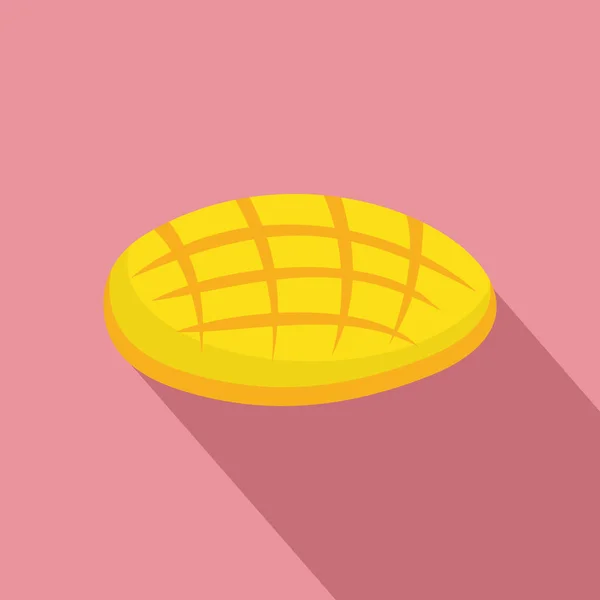 Kapade mango ikon, platt stil — Stock vektor