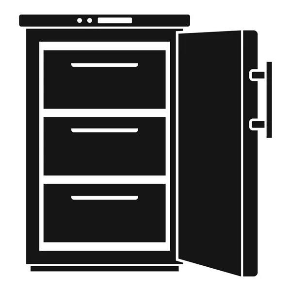 Icono del refrigerador, estilo simple — Vector de stock