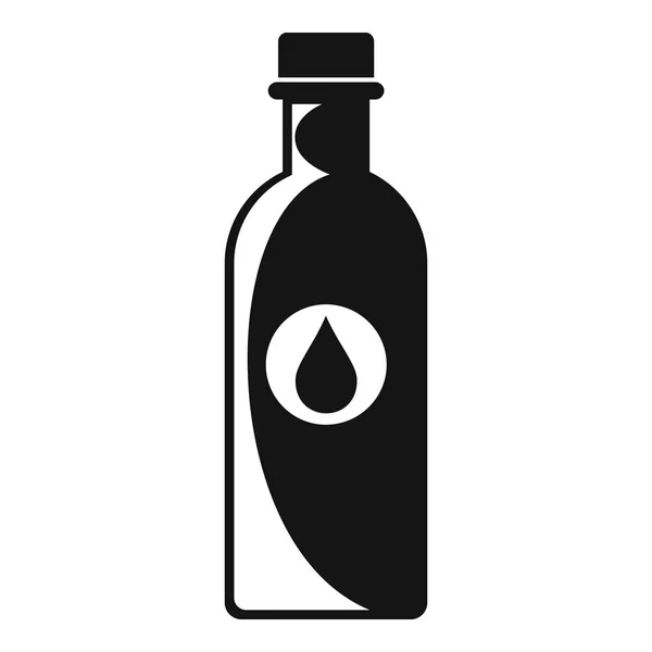 Vattenflaska ikon, enkel stil — Stock vektor