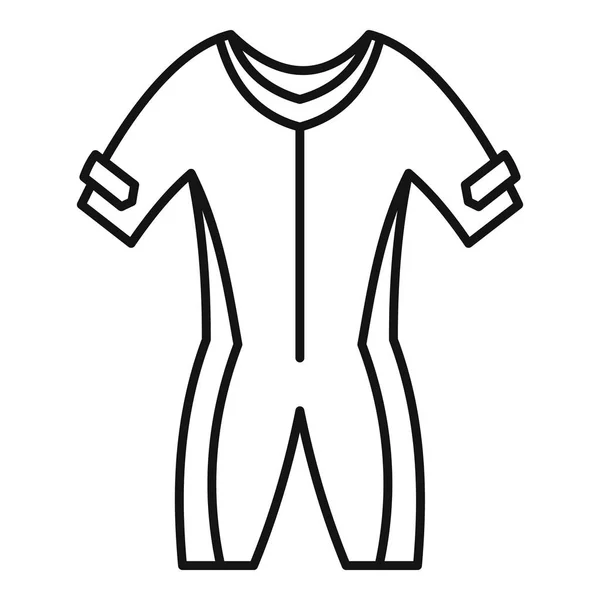 Ícone de roupas rio, estilo esboço — Vetor de Stock
