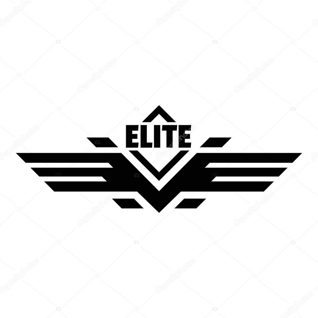 Logotipo, estilo simple de la fuerza de Elite — Vector de stock