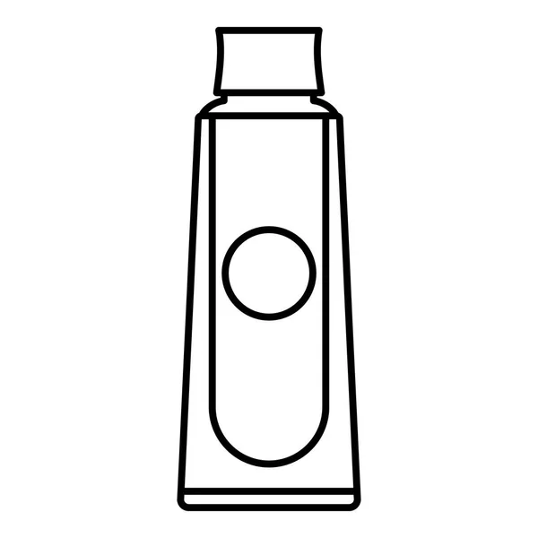 Icono de champú de aloe, estilo de esquema — Vector de stock
