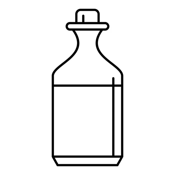 Aloë sirop pictogram, Kaderstijl — Stockvector