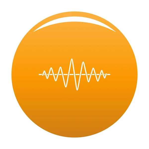 均衡器技术无线电图标 均衡器技术的简单例证任何设计橙色的无线电矢量图标 — 图库矢量图片