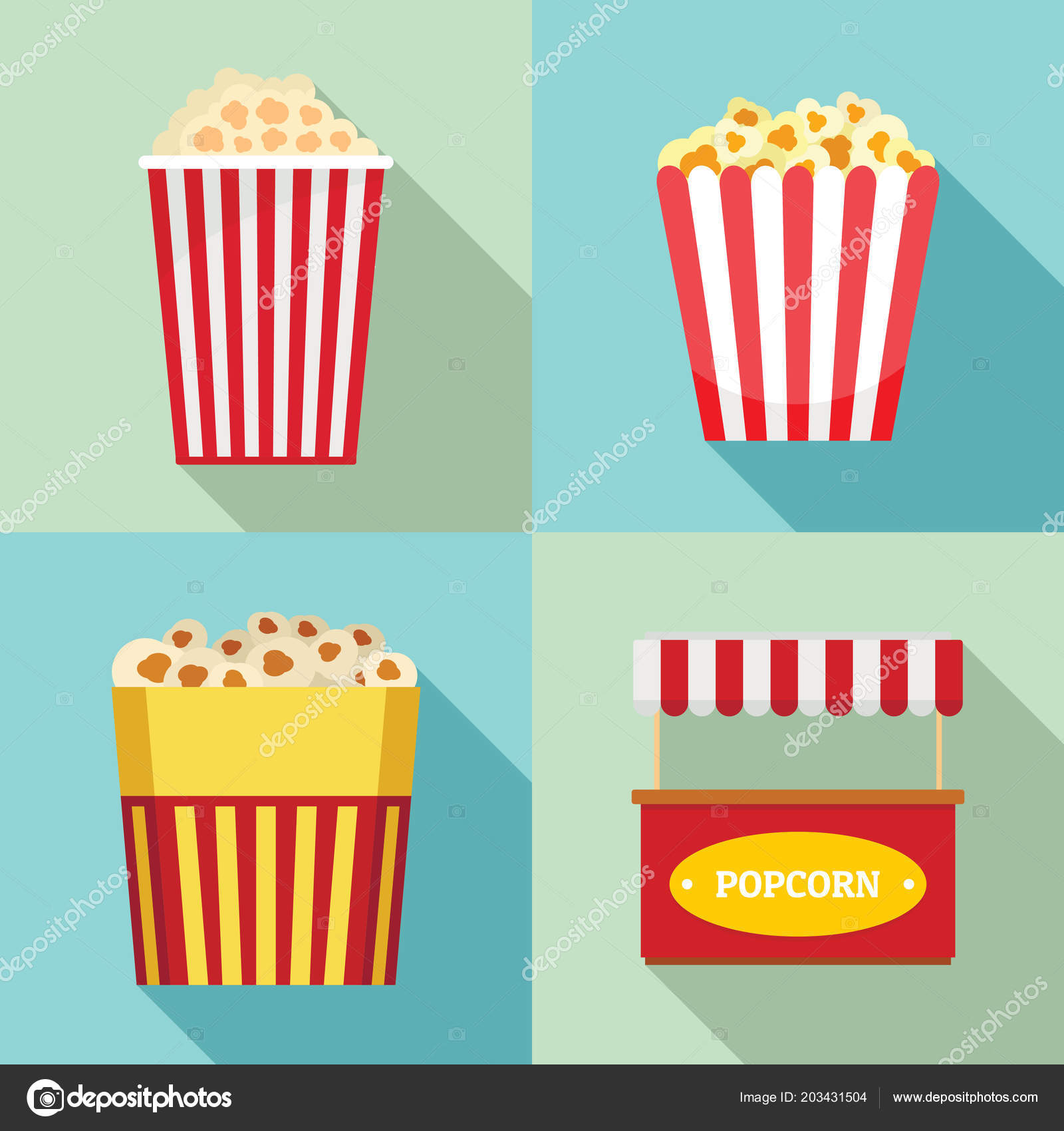 ポップコーン シネマ ボックス ストライプ フラット スタイルのアイコンを設定 ストックベクター C Anatolir ポップコーン シネマ ボックス ストライプ フラット スタイルのアイコンを設定 ストックベクター C Anatolir