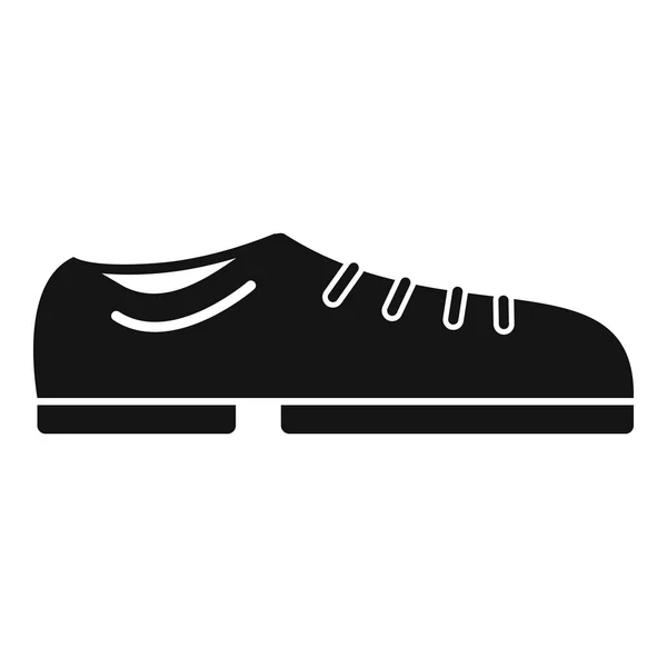 Icône de chaussures de bowling, style simple — Image vectorielle