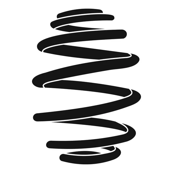 Icône de bobine de fil, style simple — Image vectorielle