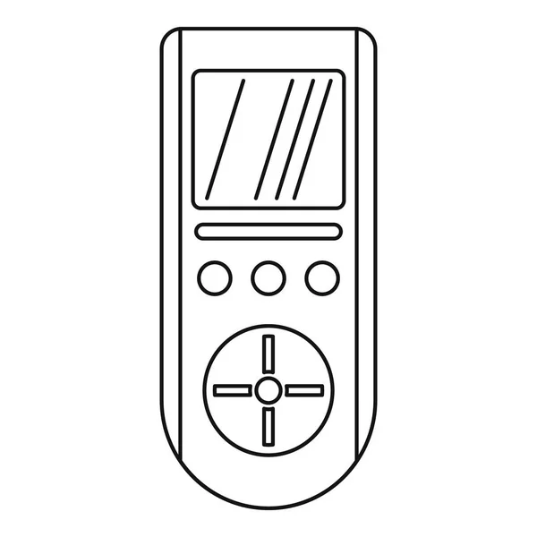 Digitale Fernbedienung Conditioner-Symbol, Umriss Stil — Stockvektor