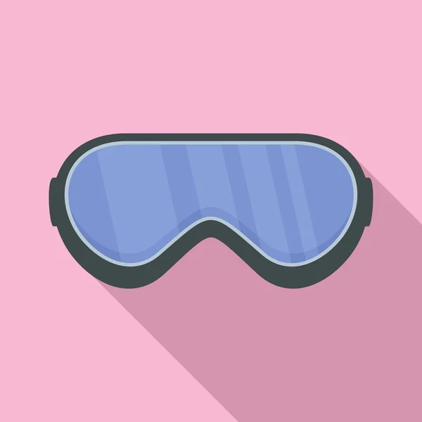 Proteja o ícone de óculos, estilo plano — Vetor de Stock