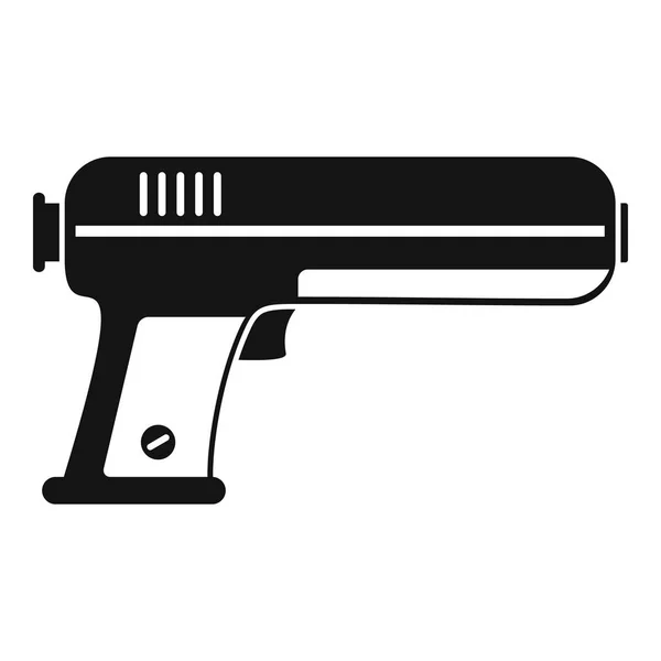 Icône de pistolet à eau jouet, style simple — Image vectorielle