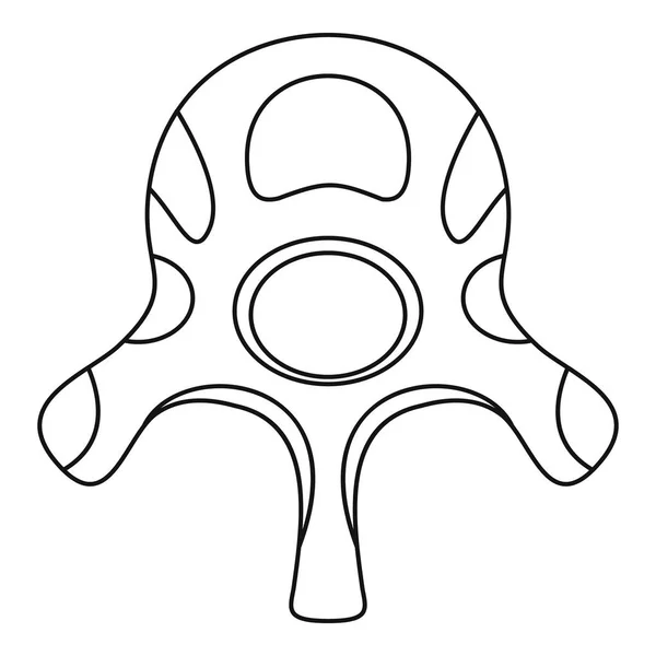 Vertebra disc icon, outline style — Stock Illustration Vertebra disc icon, outline style Royalty Free Stock Illustrations
