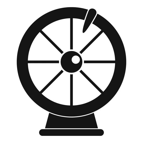 Fortune wheel icon, simple style — Stock Vector