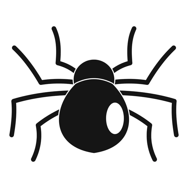 Женский значок паука мыши, простой стиль — стоковый вектор